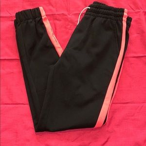 Woman’s Neon pink and black Jogging pants